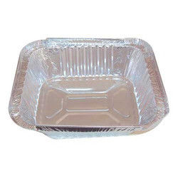 Square Aluminium Foil Container H24 Permukaan Pelumasan Untuk Makanan Bawa Pulang