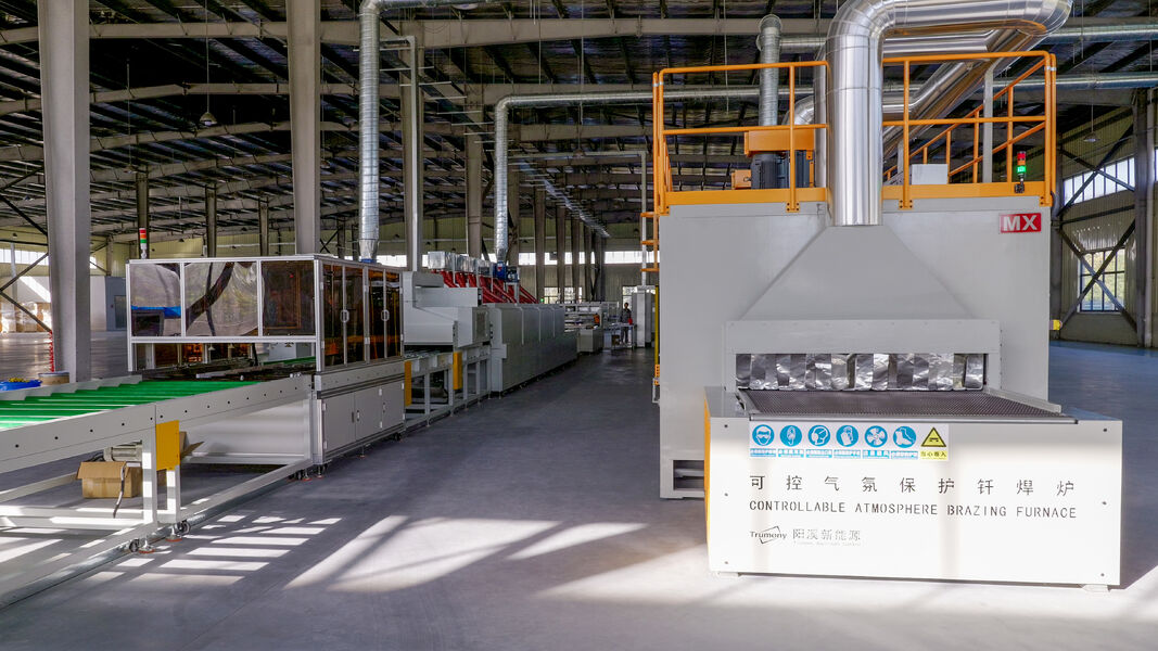 Trumony Aluminum Limited lini produksi pabrikan