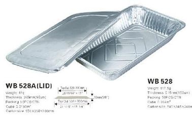 Rumah Tangga Aluminium Foil Roll Untuk Wadah Makanan Ketebalan 0,02 - 0,2 mm