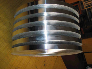 Hot Rolled Flat Aluminium Strips Aluminium Trim Coils Untuk Transformer / Radiator Otomatis
