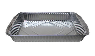 Wadah Makanan Aluminium Foil Maskapai / Nampan Aluminium Untuk Penyegelan Makanan