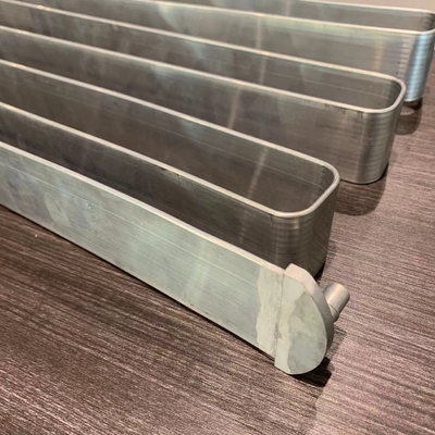 Tabung pendingin datar pita berkanal mikro aluminium untuk pendinginan sisi baterai prismatik ev