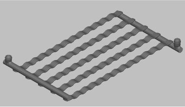 Pendingin Baterai Aluminium Extruded Profiles Cold Plate Untuk BEV Dengan Pendingin