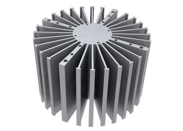 Aluminium Heat Sink Extrusion Heating Radiator Untuk Produk Elektronik