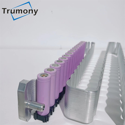 Saluran Mikro Pelat Pendingin Aluminium Baterai Silinder