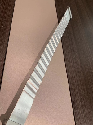 Aluminium Ribbon Pendingin Disesuaikan Digunakan Untuk 21700 Lithium Battery Pack
