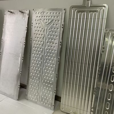 6061 Mill Finish Extrusion Punching Plat Pendingin Aluminium