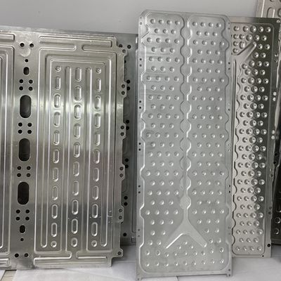 6061 Mill Finish Extrusion Punching Plat Pendingin Aluminium