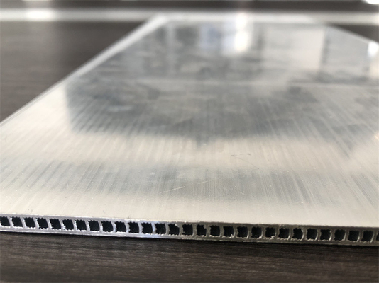 Seamless 3003 Condenser Aluminium Extruded Micro Channel Parallel Flow Aluminium Flat Tube