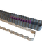 Paket Modul Sel Baterai Lithium Ion Kendaraan Listrik Paket Aluminium Cooling Snake Ribbon Tube Untuk Pendinginan Sel Silinder