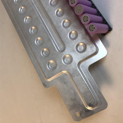 Micro Port EV Battery Aluminium Cold Plates Extruded Silver