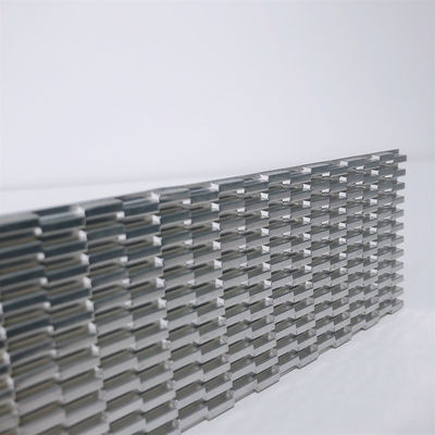 Aluminium Lanced Offset Dilipat Fin Heat Sink Untuk Radiator Mobil