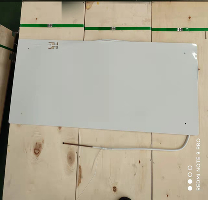 White Aluminium Single Entry Roll Bond Evaporator Untuk Peralatan Rumah Tangga