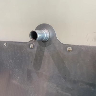 Plat pendingin las bercetak aluminium untuk pendinginan bagian bawah baterai prismatik EV