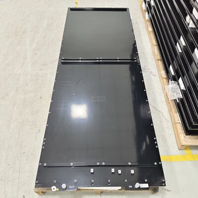 Kualitas Custom Stamped Aluminium Liquid Cooling Plate dengan continuous brazing untuk penyimpanan energi & manajemen termal IGBT pabrik