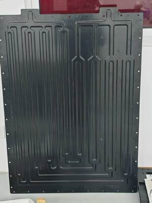 Kualitas Stamping Aluminium Cold Plate untuk Sistem Pendingin Baterai EV bertenaga tinggi pabrik