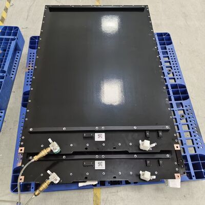 Kualitas Pelat Dingin Aluminium Berpendingin Air Solder Berkelanjutan untuk Manajemen Termal Modul Baterai dan Sistem ESS Kabinet pabrik