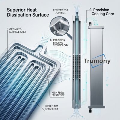 Kualitas Pelat Pendingin Cair Aluminium untuk Manajemen Termal Sistem Penyimpanan Baterai EV pabrik