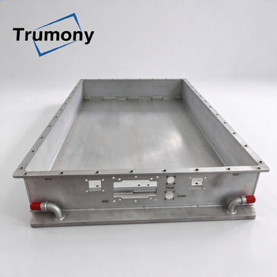 Kualitas Aluminum Battery Tray Bottom Enclosure 1100x650x140mm Welded 72S Marine Battery Pack pabrik